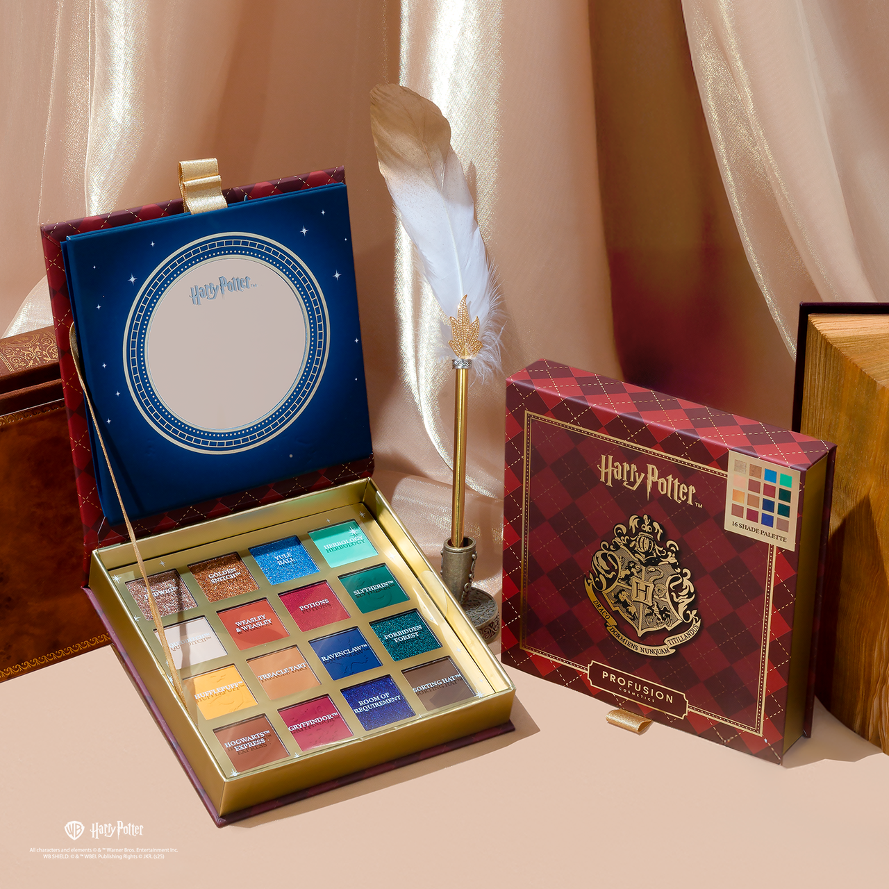 Harry Potter Holiday | Hogwarts™ 16 Shade Palette lifestyle