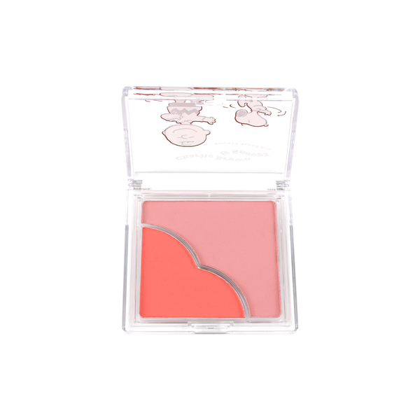 Peanuts 75th Charlie Brown & Snoopy Bouncy Blush Duo Open