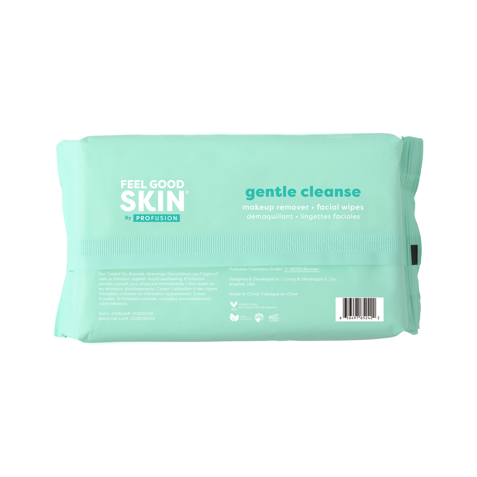 Feel Good Skin | Gentle Cleanse Makeup Remove Facial Wipes - 50 count
