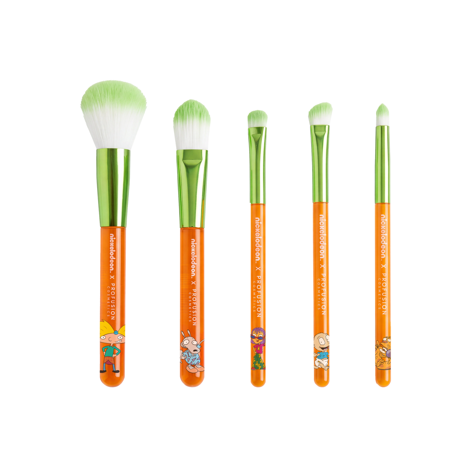 Nick 90s | 5 PC Brush Set with Cosmetic Bag