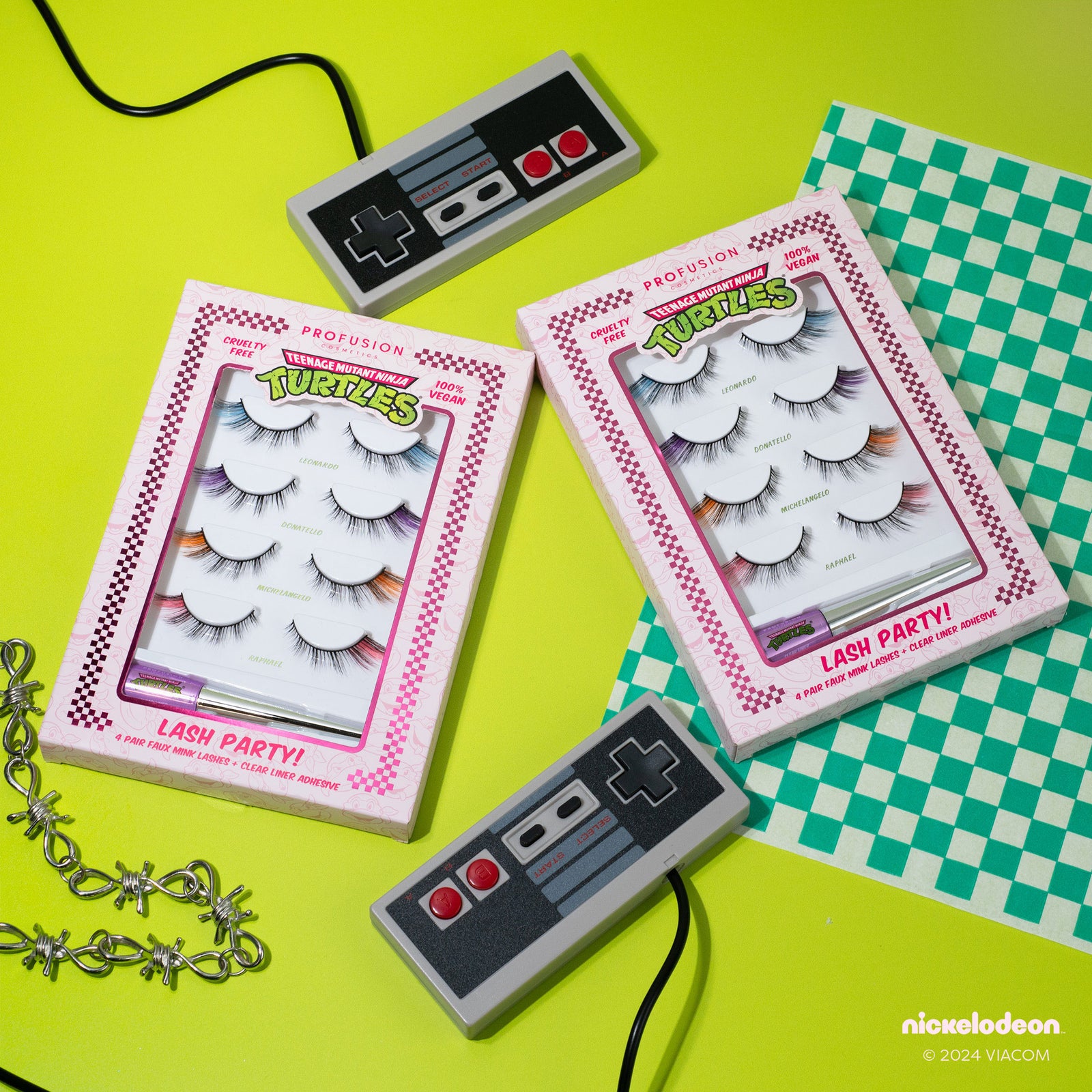 TMNT Eye Lashes Party set