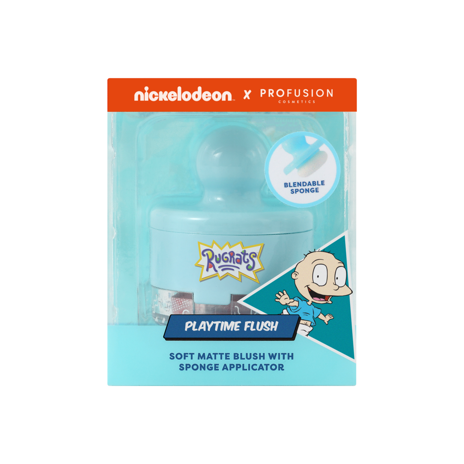 Rugrats | Playtime Flush - Soft Matte Flush With Sponge Applicator