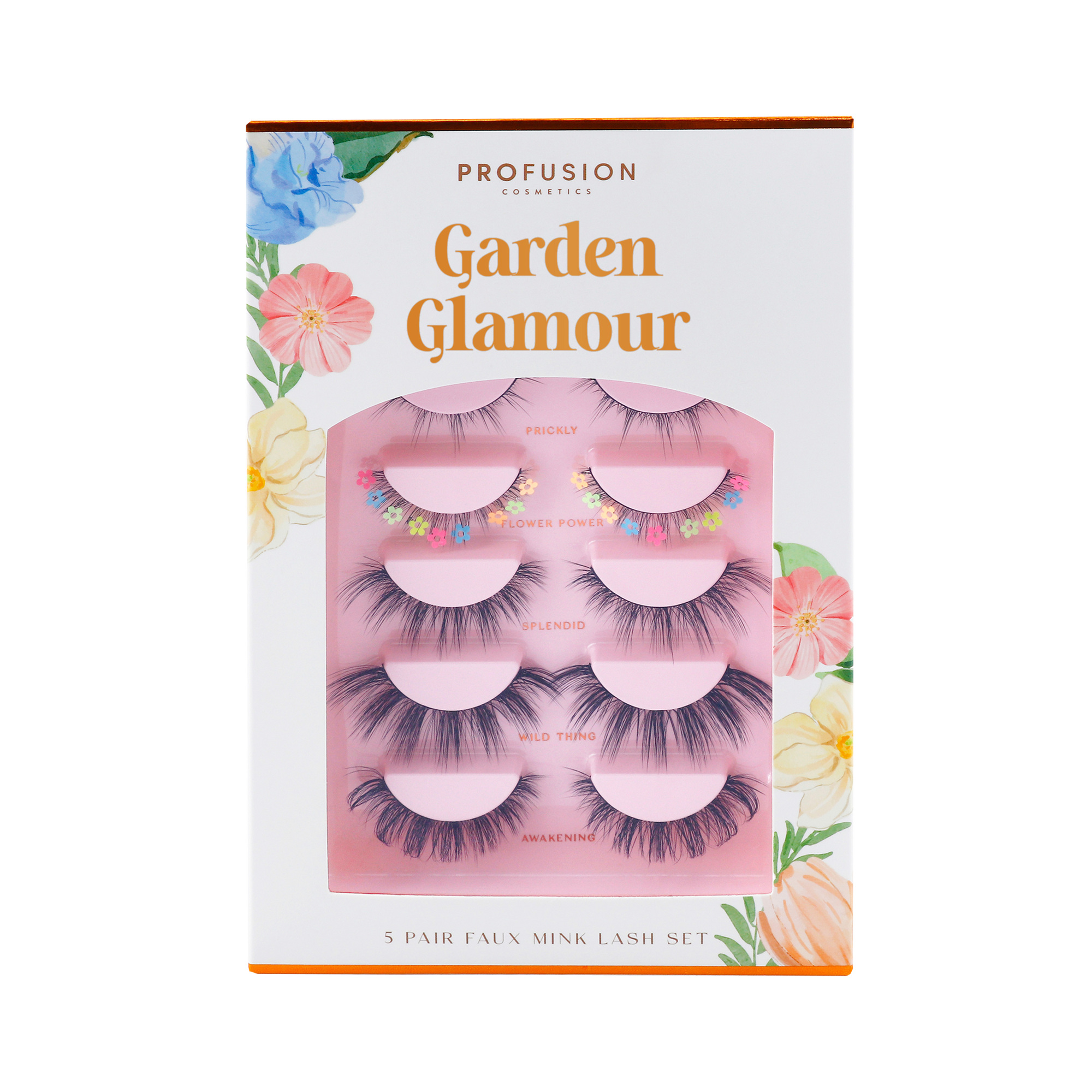 Petal Perfect | Garden Glamour 5 Pairs Faux Mink Lash Set