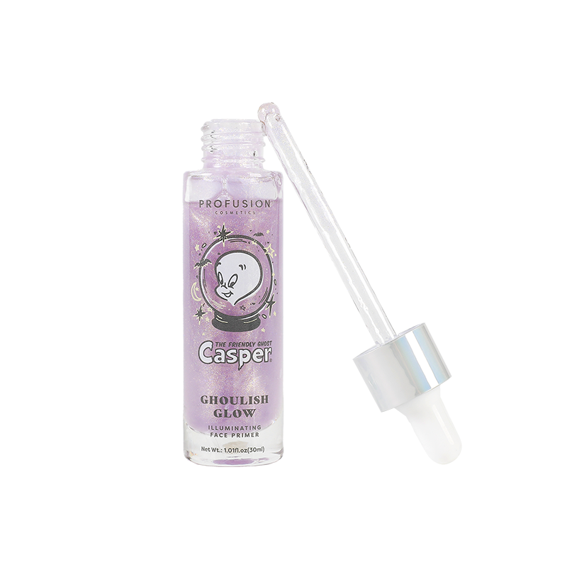 a bottle of illuminating face primer comes with droplet cap.