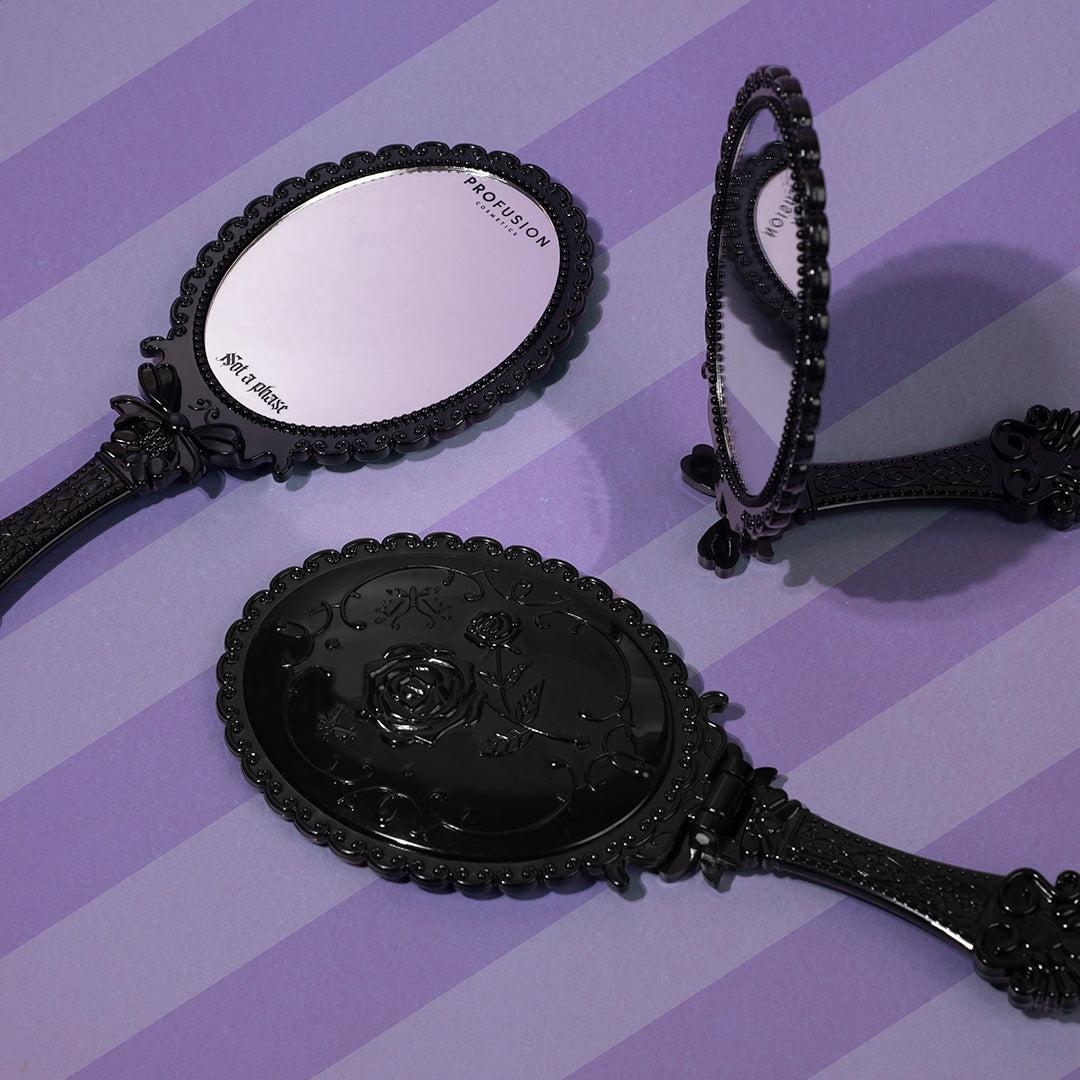 Gothic Makeup Handheld Mirror