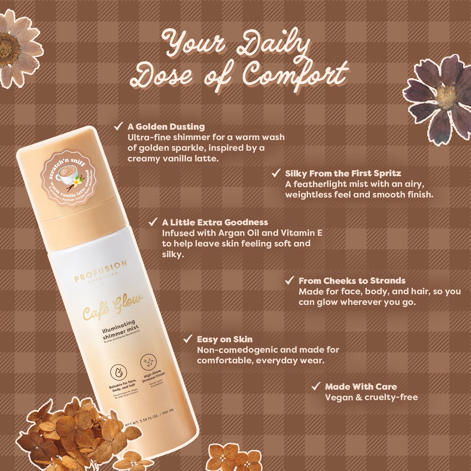 Café Glow Illuminating Shimmer Mist