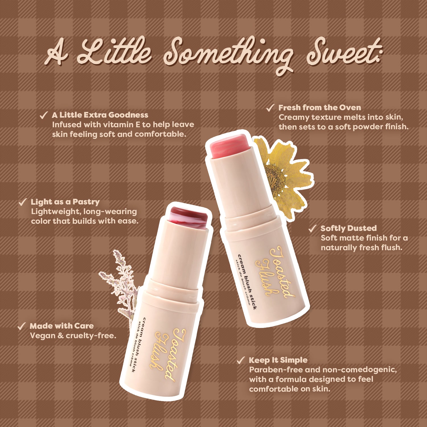 Toasted Flush Cream Blush Stick