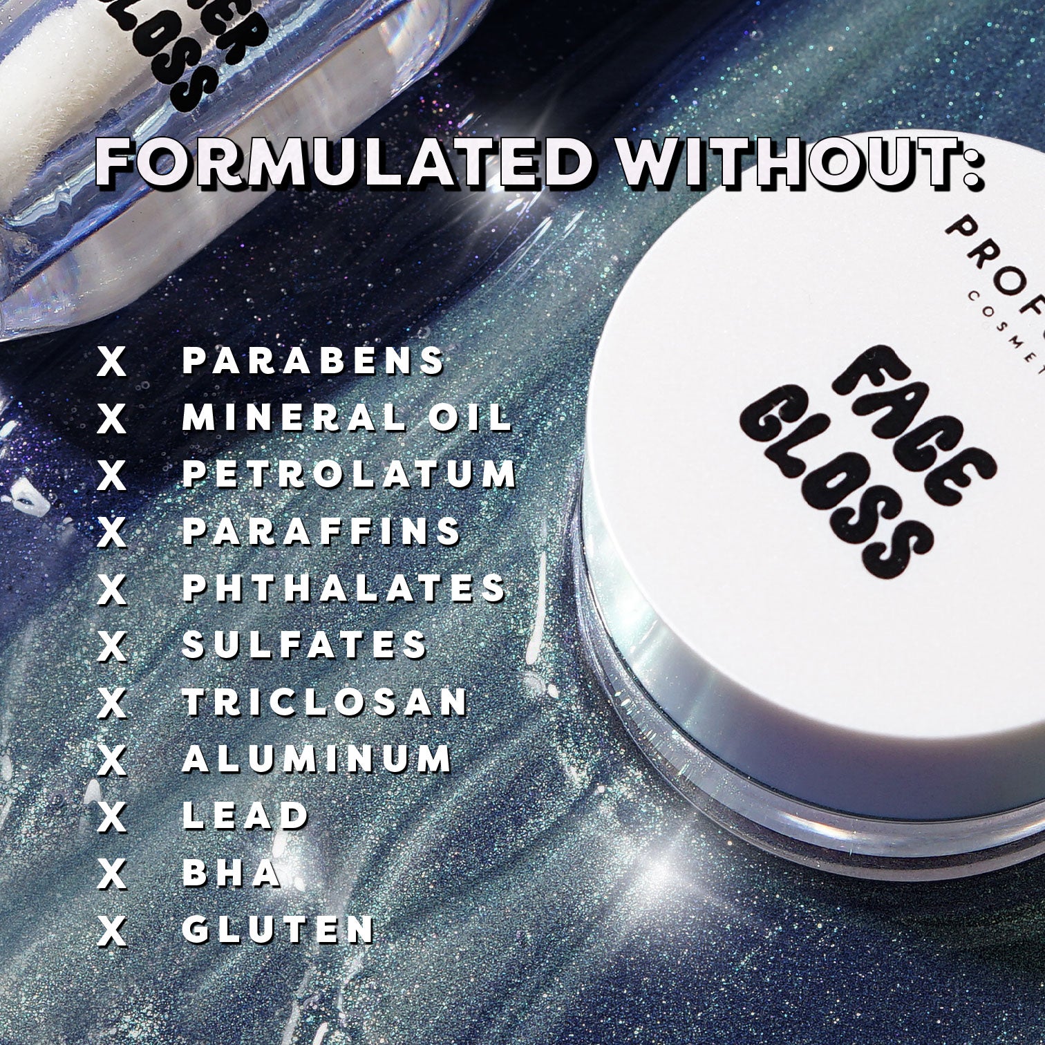 Monster Bash | Mummy Glow Luminous Face & Lip Gloss Duo infographics