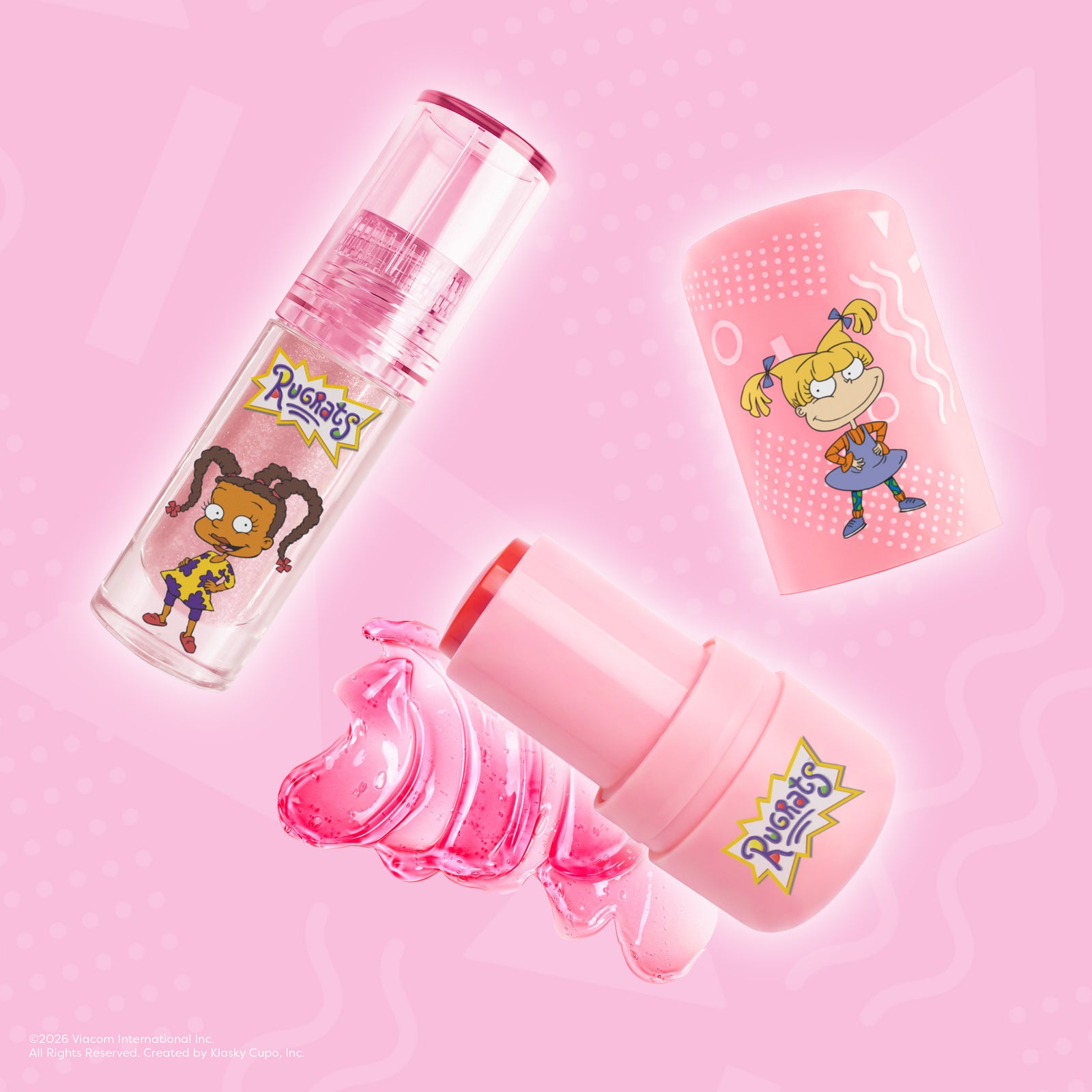 Rugrats | I'm In Charge - 2 PC Lip & Cheek Set with Cosmetic Bag