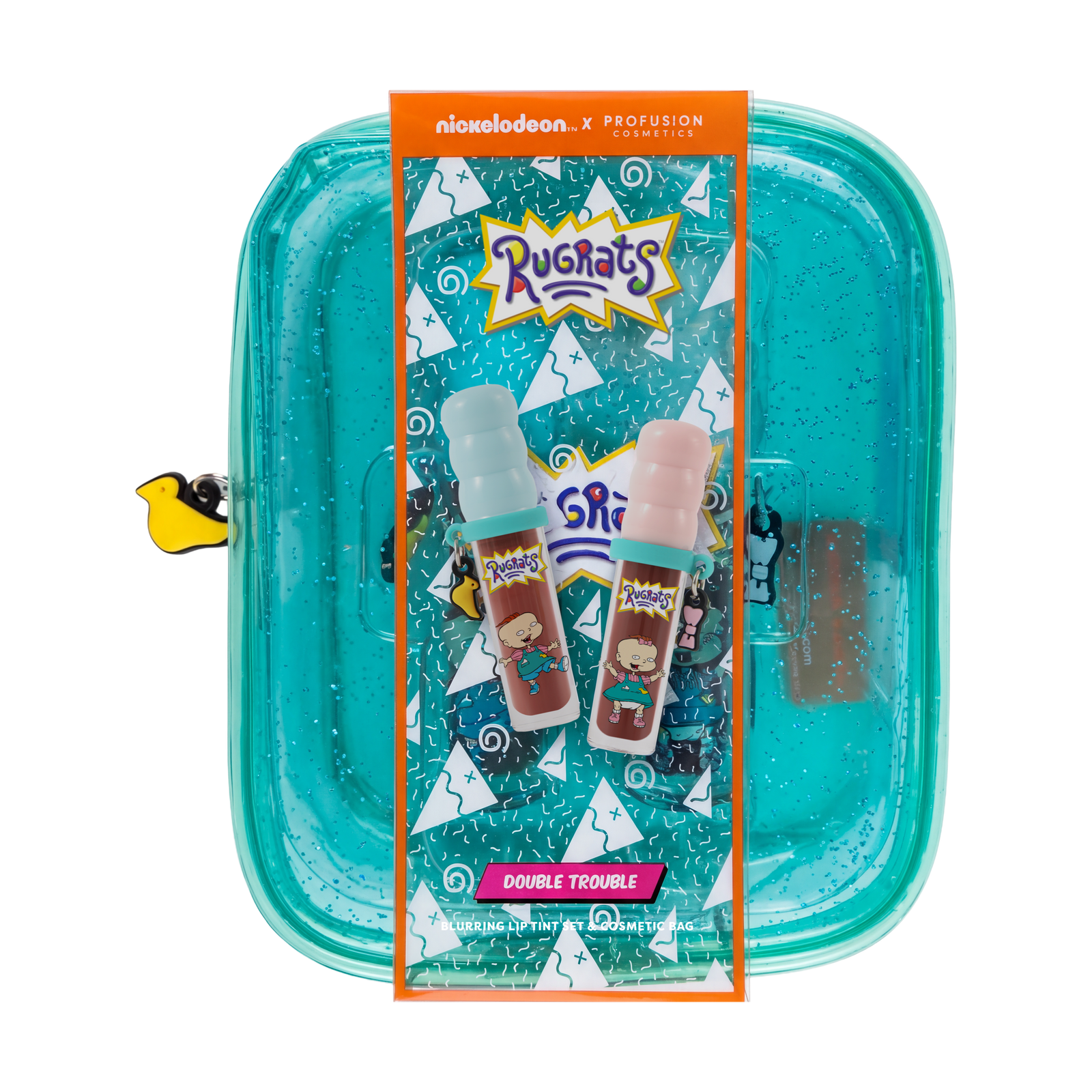 Rugrats | Double Trouble - 2 PC Blurring Lip Tint with Cosmetic Bag