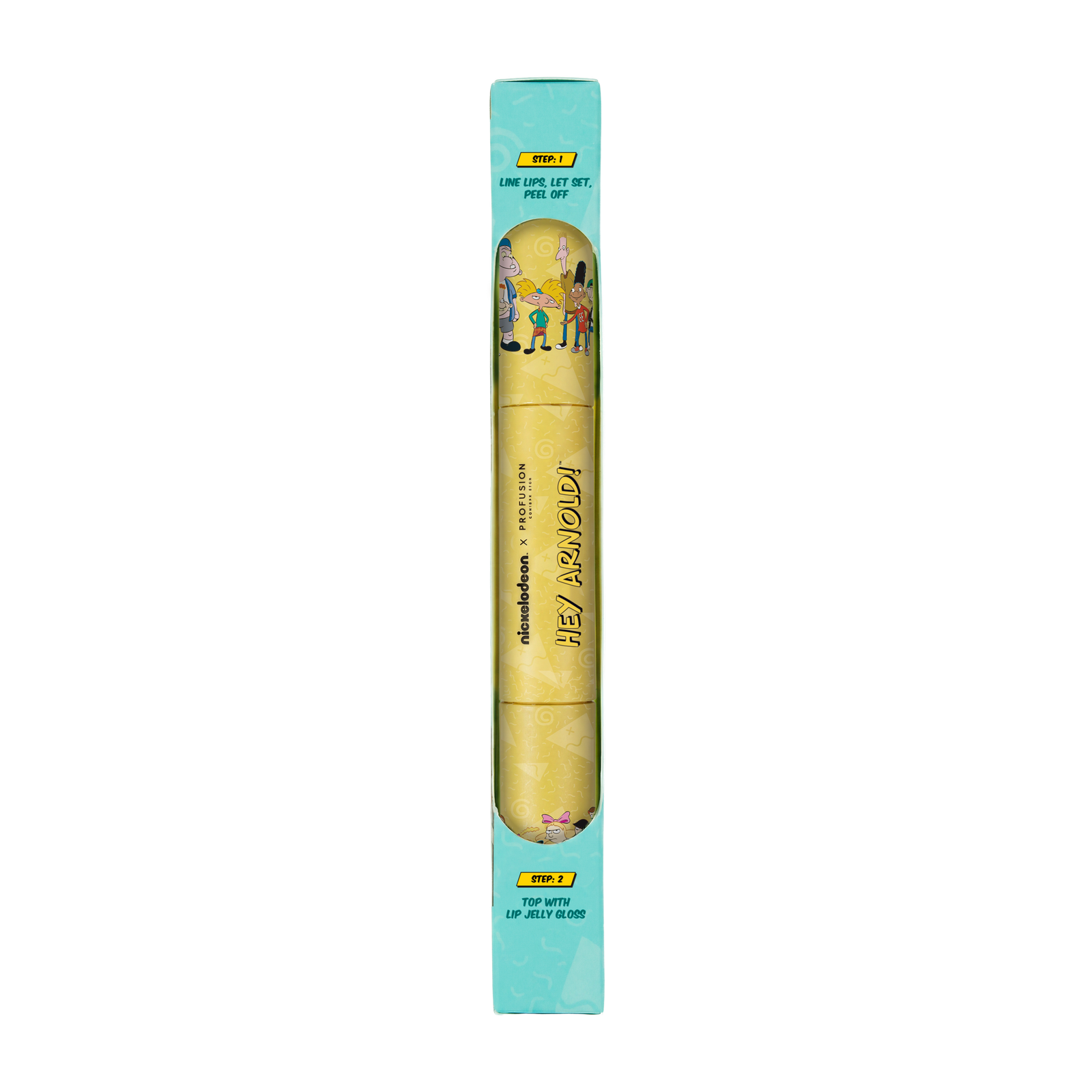 Hey Arnold! | Move It Football Head - Peel Off Lip Stain & Nourishing Lip Balm