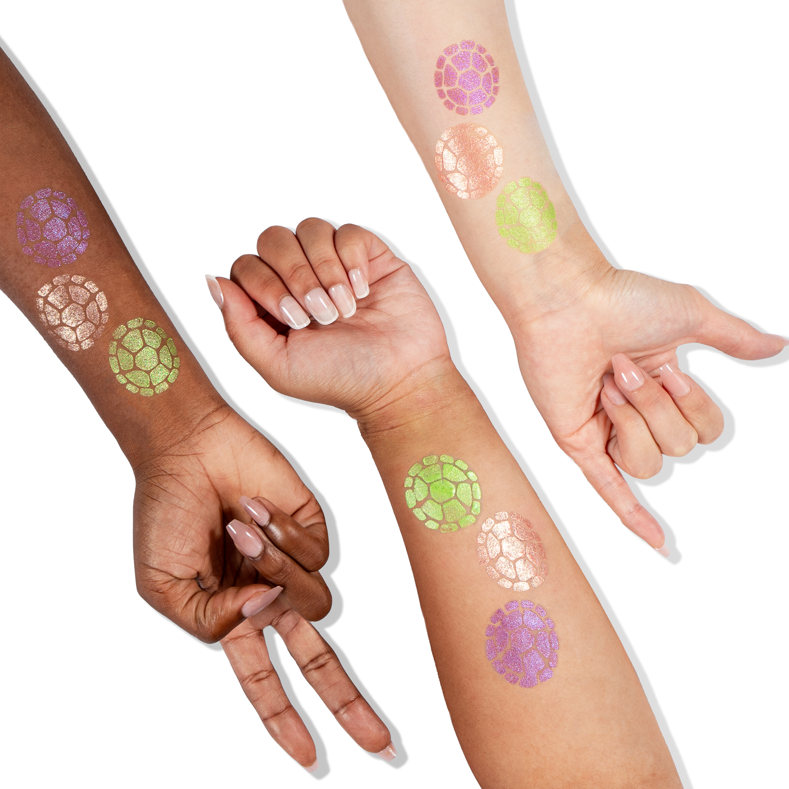 Glitter Jelly Swatches