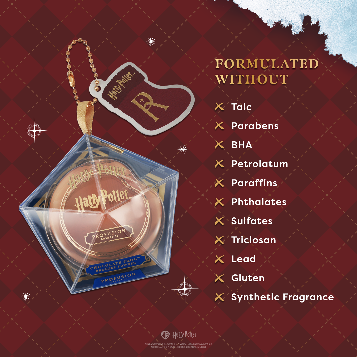 Harry Potter Holiday | Chocolate Frog™ Bronzer Powder Infographics
