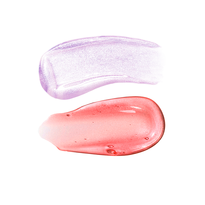 Lip Oil Swatch for both shades