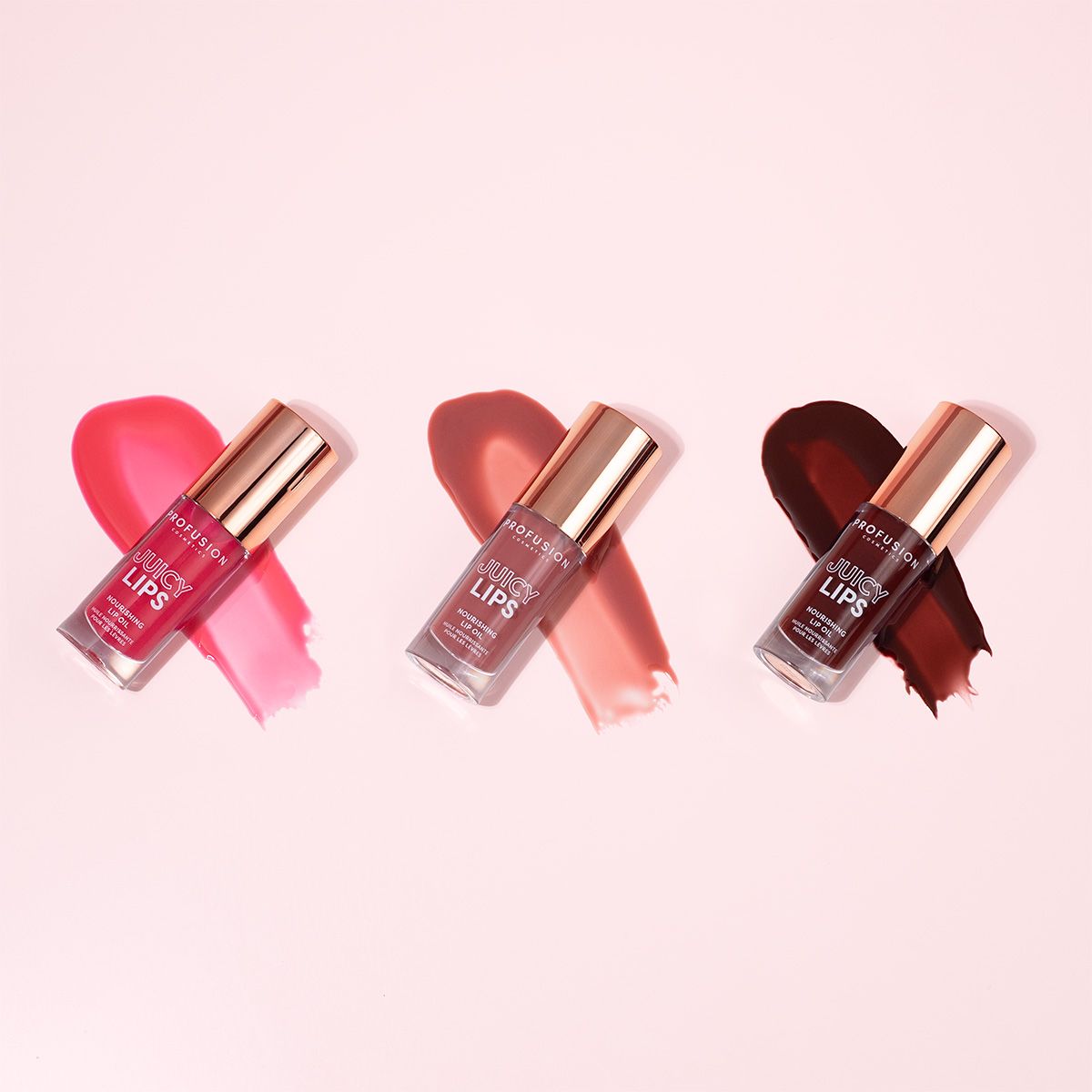 Juicy Lips Lip Oil, All Three Shades With Swatches Lip Gloss