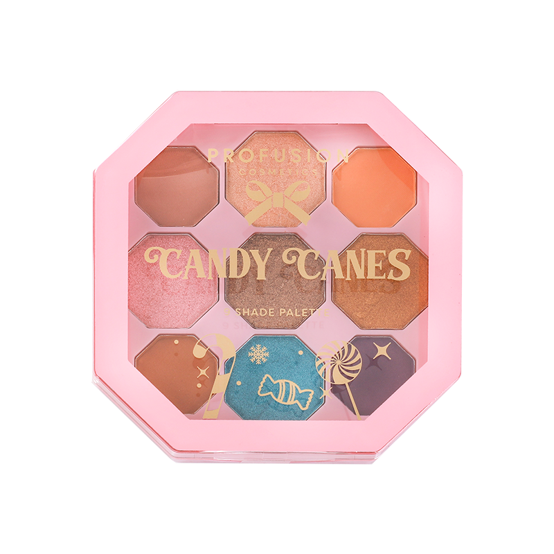 Dulces vacaciones | Paleta de 9 tonos Candy Canes