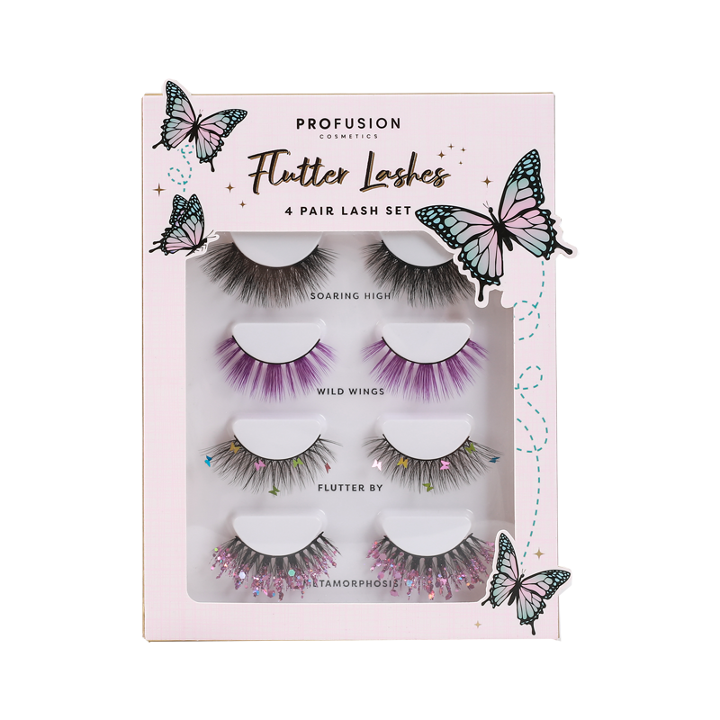 Flutter Lashes 4-pair Eye Lashes Set