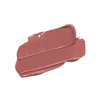 Profusion Cosmetics' matte lipstick swatch in a rich, dusty rose shade.