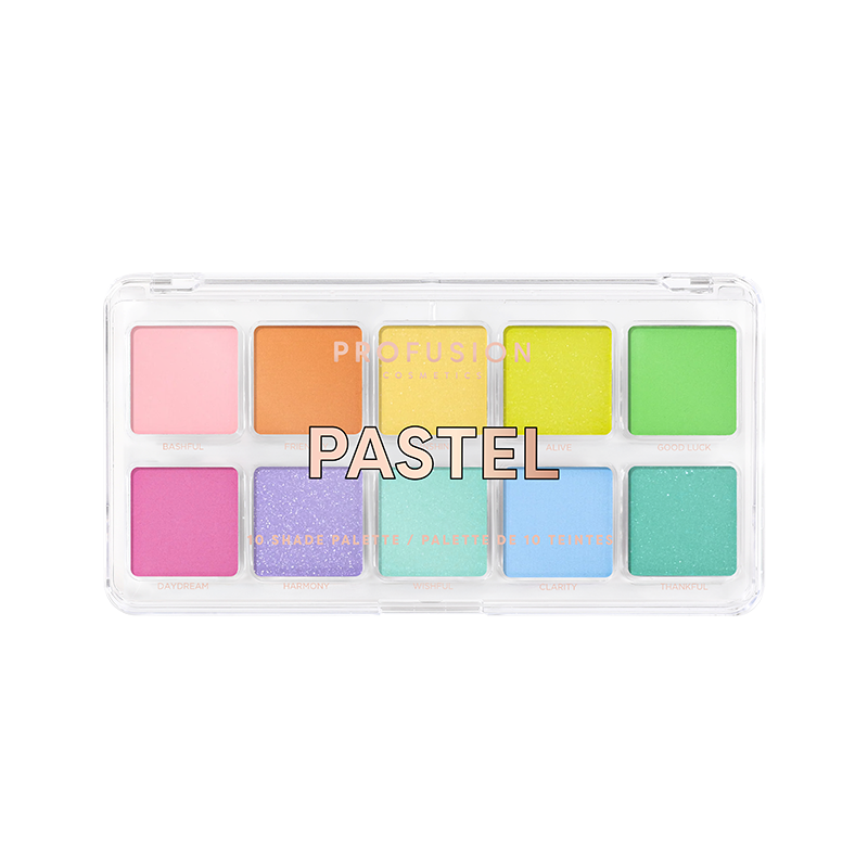 Pastel 10 shade palette