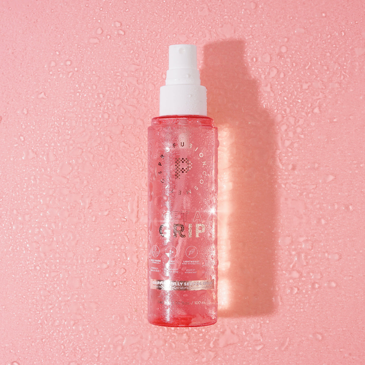 Get a Grip - Gripping Jelly Setting Spray with droplets