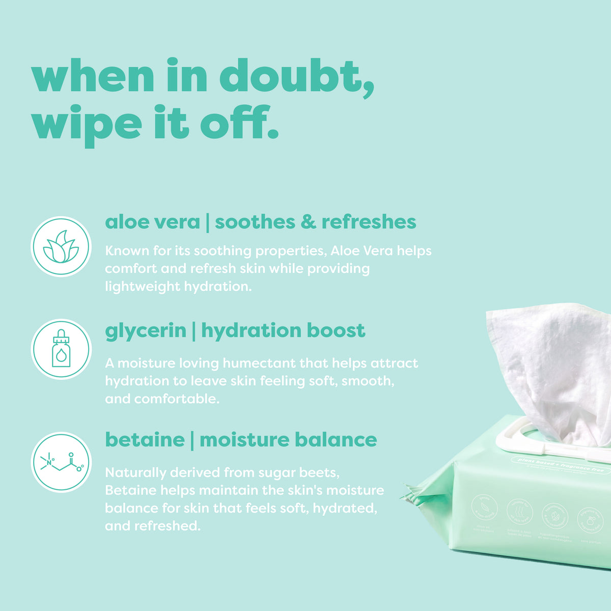 Feel Good Skin | Gentle Cleanse Makeup Remove Facial Wipes - 50 count