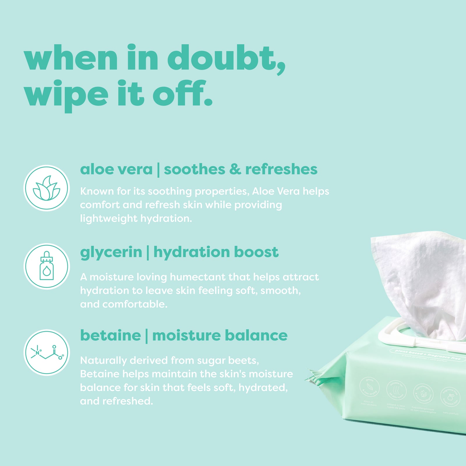 Feel Good Skin | Gentle Cleanse Makeup Remove Facial Wipes - 50 count