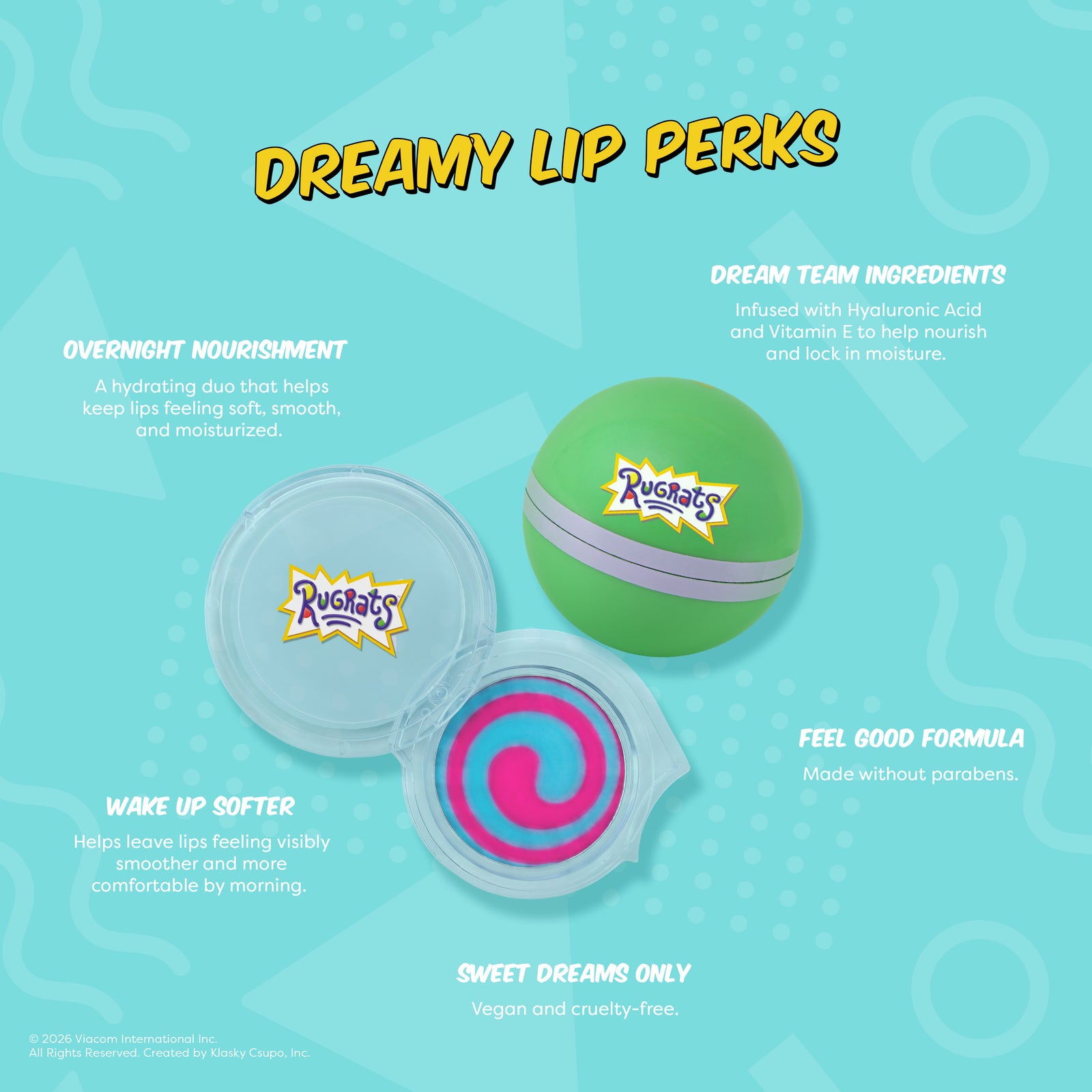 Hey Arnold! | Bedtime Adventure - Overnight Jelly Lip Mask & Hydrating Lip Balm