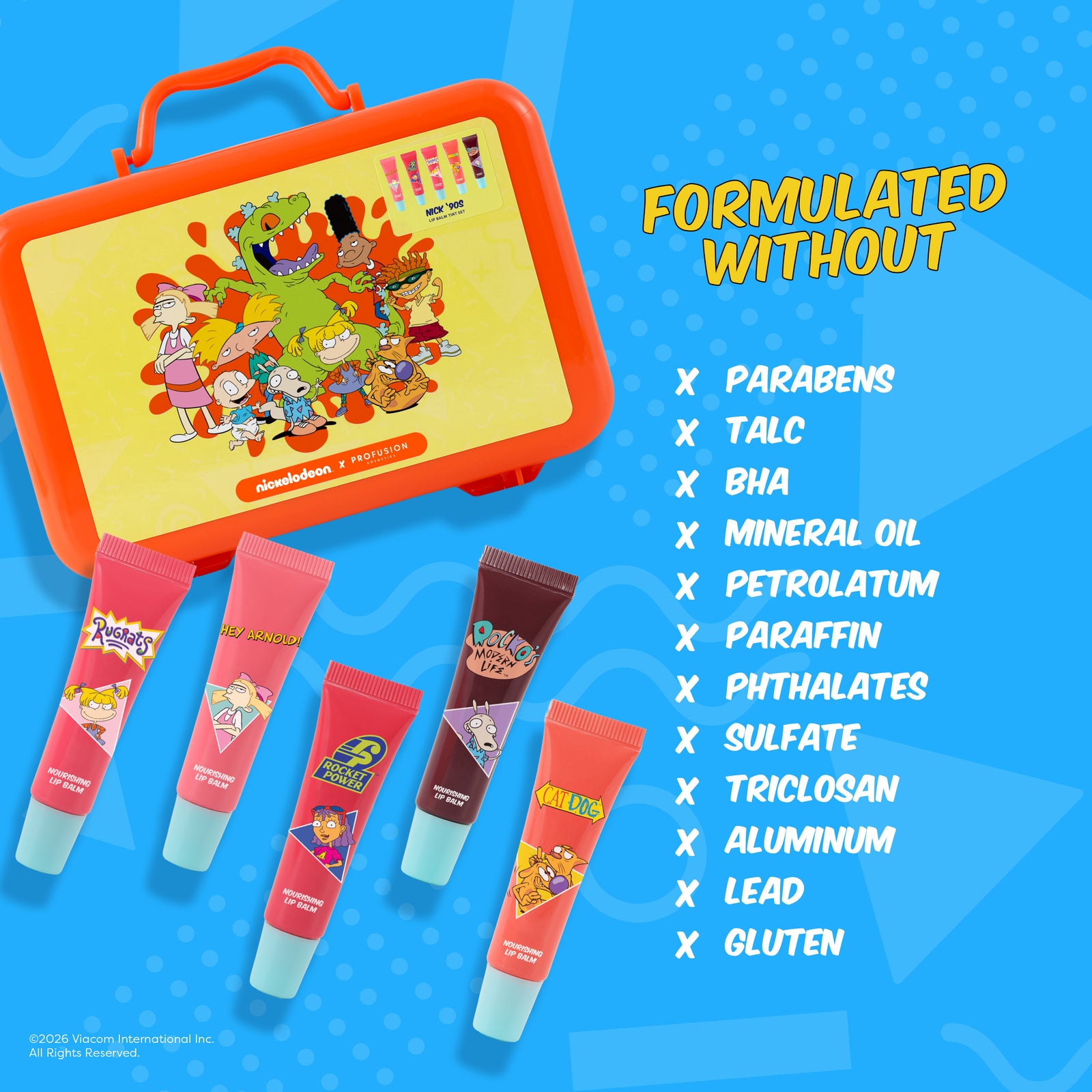 Nick 90s | 5 PC Lip Balm with Lunchbox