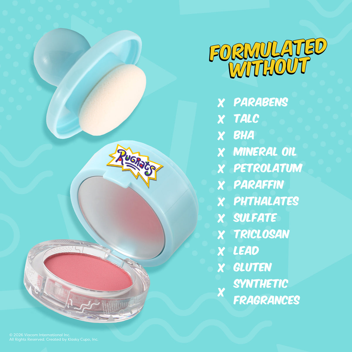 Rugrats | Playtime Flush - Soft Matte Flush With Sponge Applicator