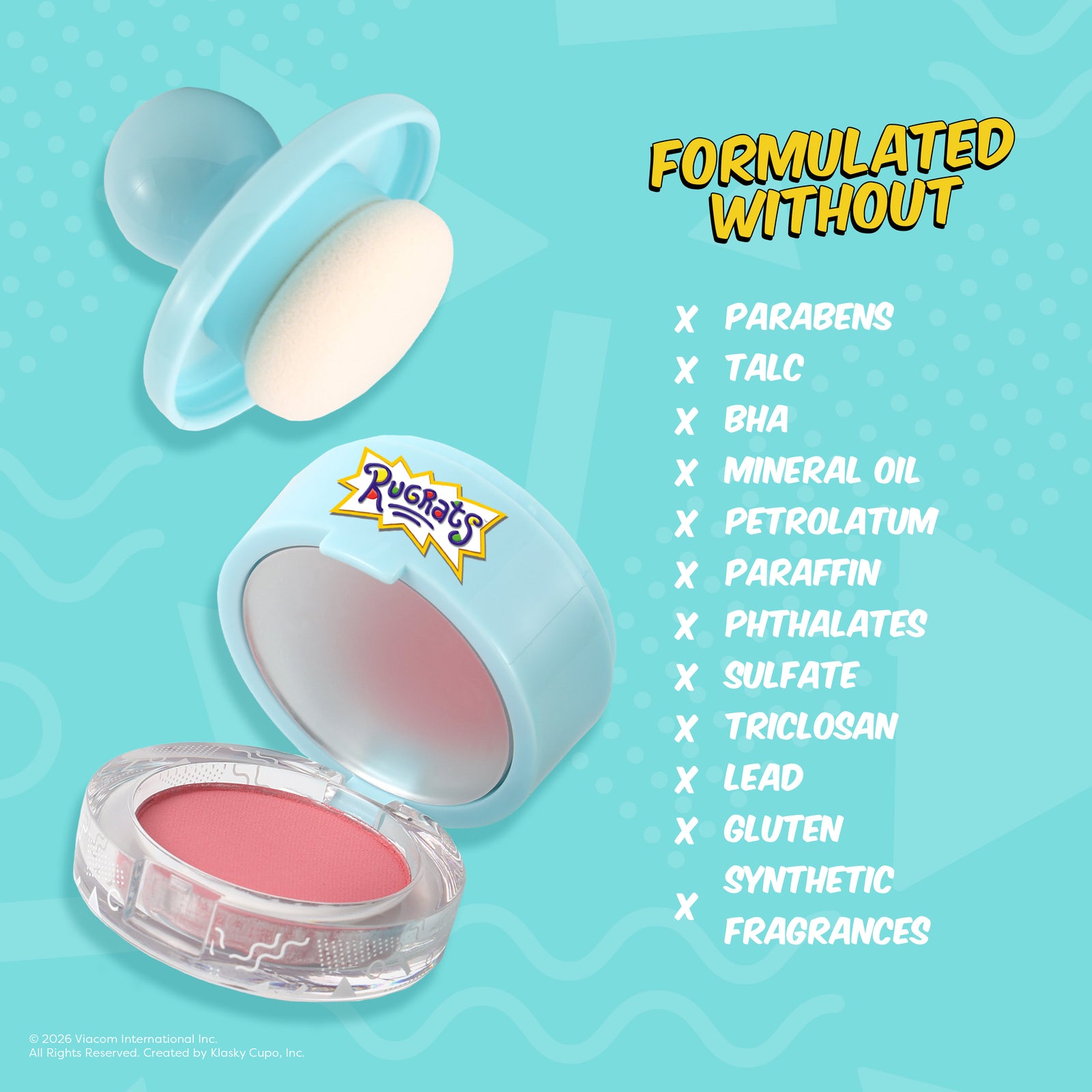 Rugrats | Playtime Flush - Soft Matte Flush With Sponge Applicator