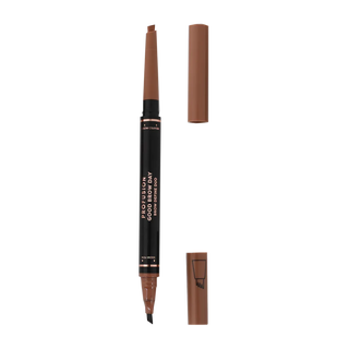 Profusion Cosmetics Good Brow Day dual-ended brow pencil in warm brown with retractable tip and spoolie
