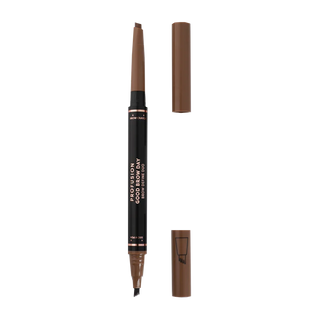 Profusion Cosmetics Good Brow Day dual-ended brow pencil in rich brown, with a defining tip and spoolie brush