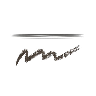 Soft Black pencil swatch featuring fine and bold lines to showcase smooth application and rich pigmentation.