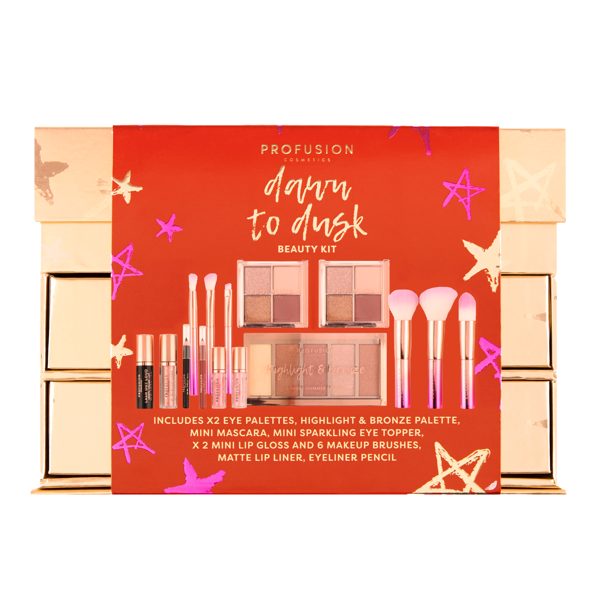 Crimson Dawn to Dusk Beauty Kit – Complete Collection Crimson Dawn to Dusk Beauty Kit – Complete Collection