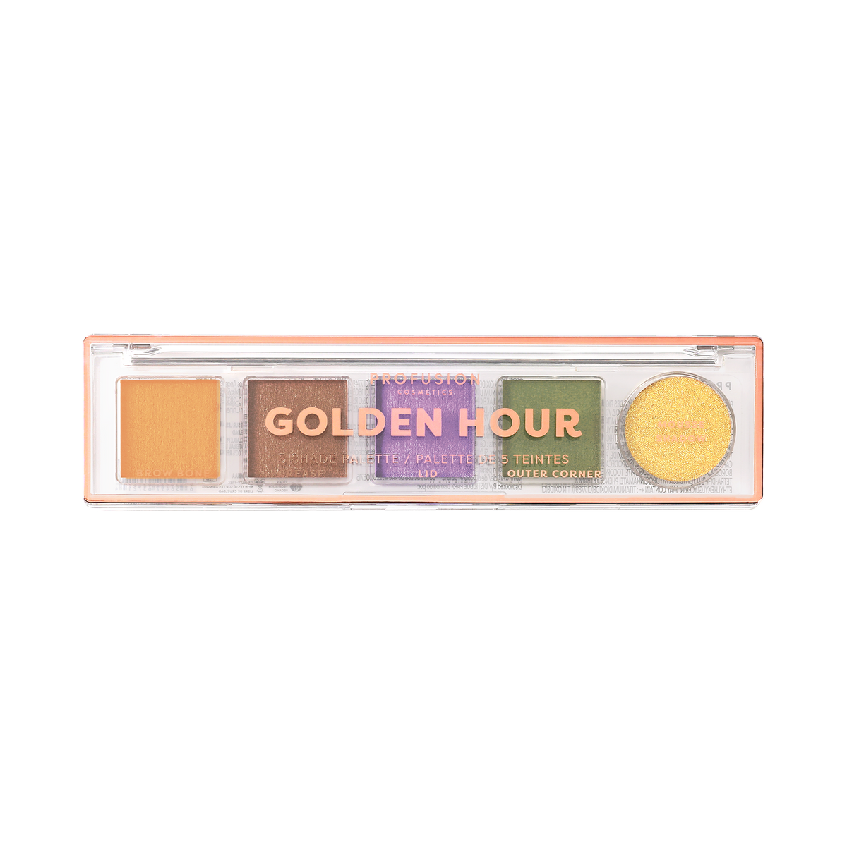 Golden Hour mini eyeshadow palettes, mini makeup palettes