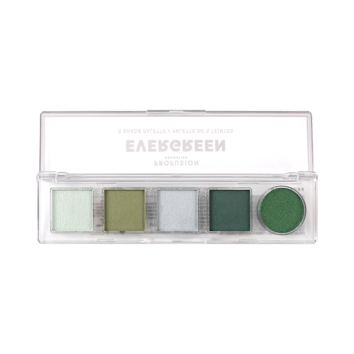 Evergreen mini eyeshadow palettes, mini makeup palettes
