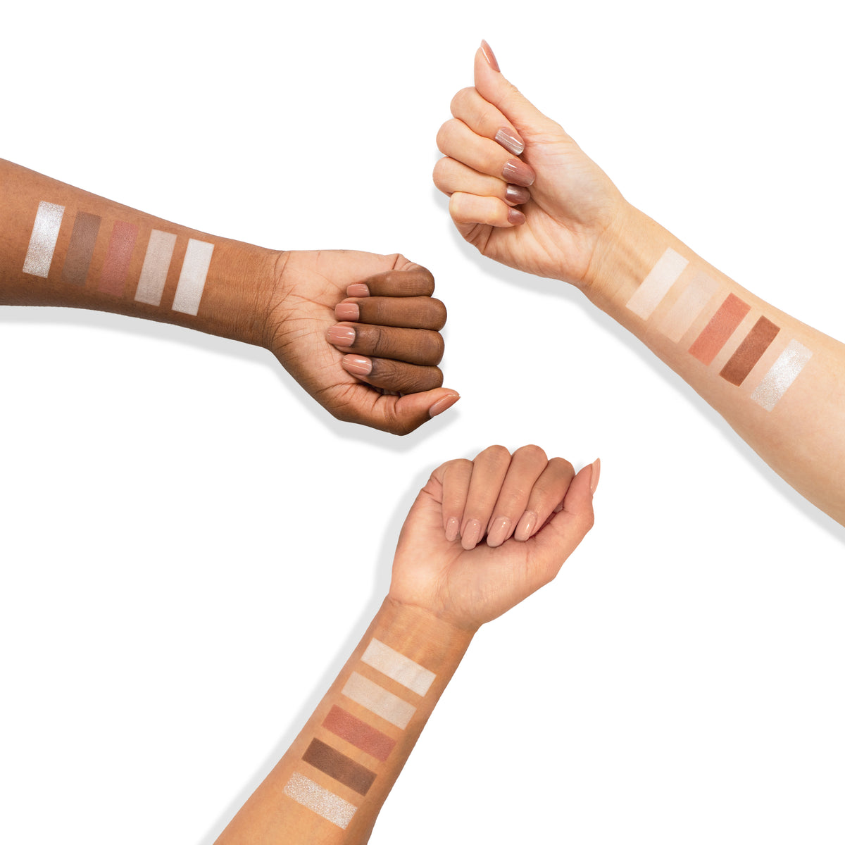 mini eyeshadow palettes, mini makeup palettes swatches