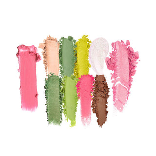 Matcha Break Eyeshadow Palette Swatches, make up palette