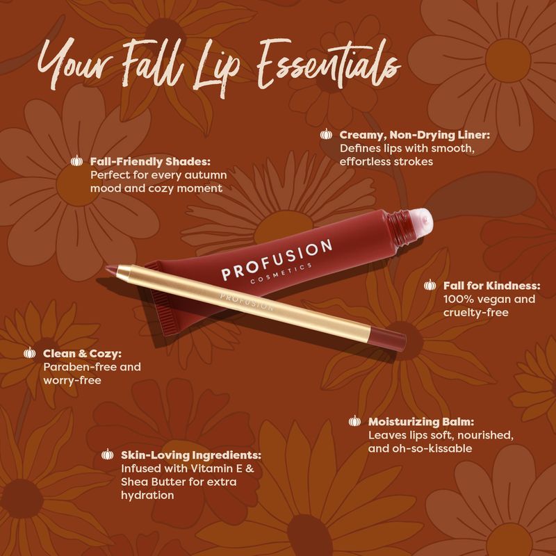 Pumpkin Spice | Cashmere Lips Lip Liner & Balm Duo Group Shop Lifestyle