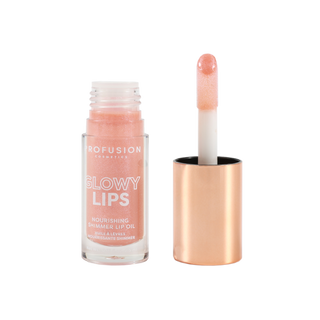 Glowy Lips Nourishing Shimmer Lip Oil - Main Character component off