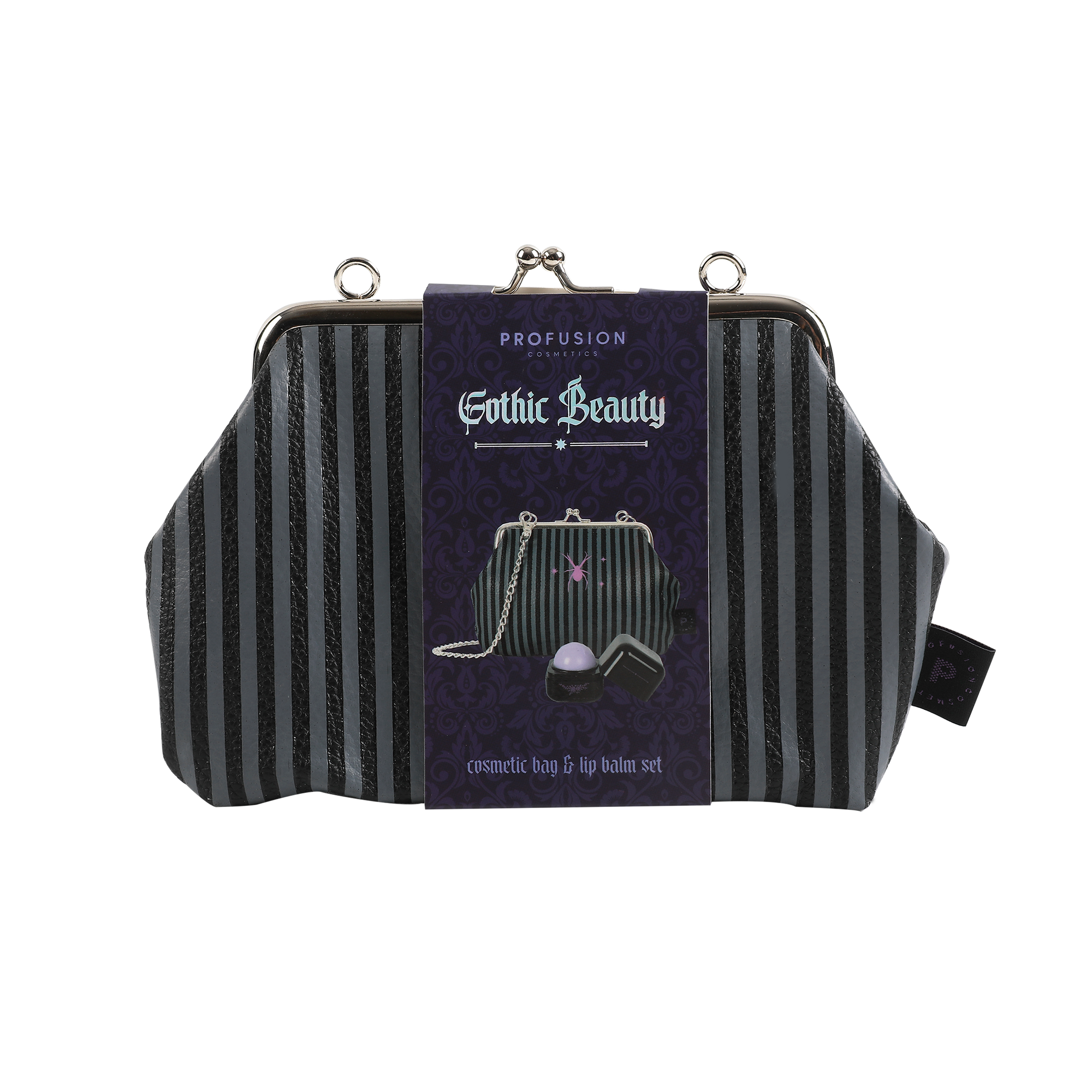 Gothic Beauty-Cosmetic Bag & Lip Balm Set