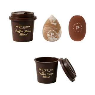 Coffee Bean Blend Blending Sponge & Case Set