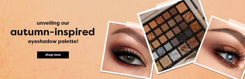 autumn inspired eye shadow makeup collection 