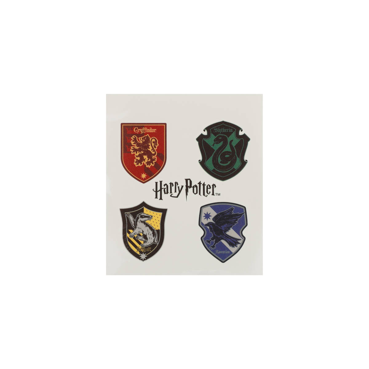 Hogwarts House Crests Temporary Tattoos 