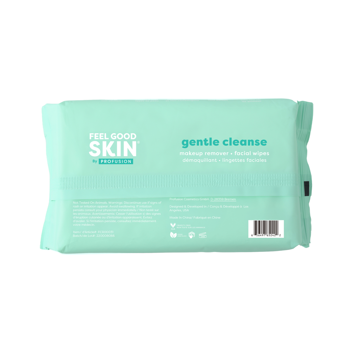 Feel Good Skin | Gentle Cleanse Makeup Remove Facial Wipes - 50 count