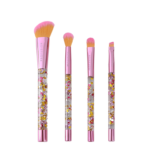 Es una vibra | Juego de brochas para rostro y ojos Feel the Beat de 4 piezas