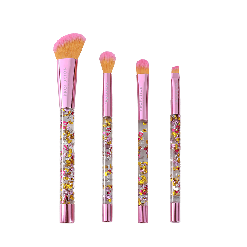It s a Vibe Feel the Beat 4 pc Face Eye Brush Set Profusion