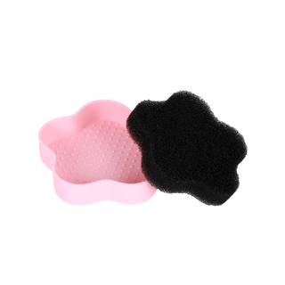 silicone made pink brush cleaner