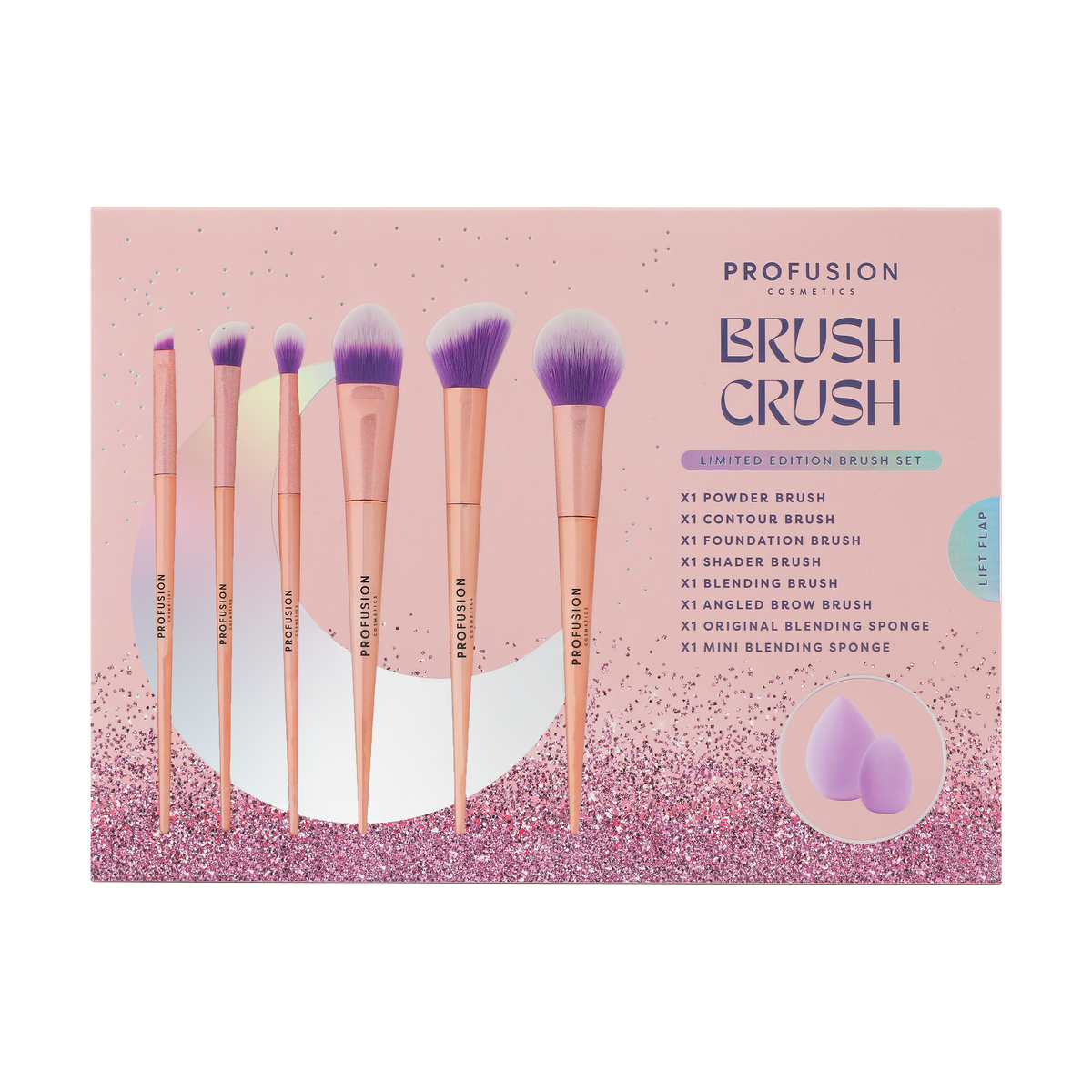  8 PC Makeup Brush Set