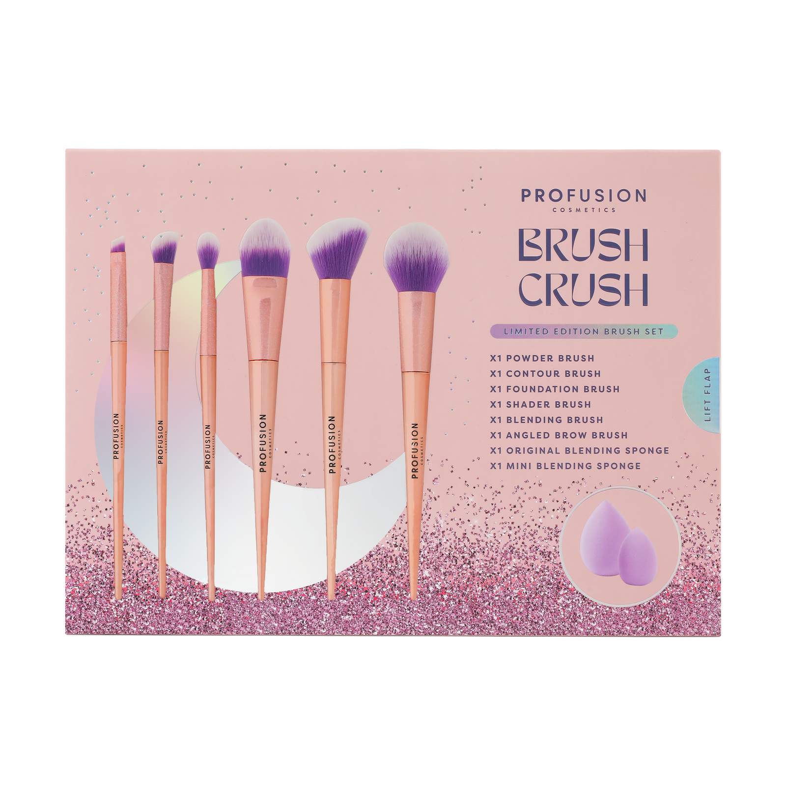  8 PC Makeup Brush Set